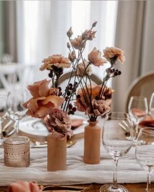 Vase, Peach Mix