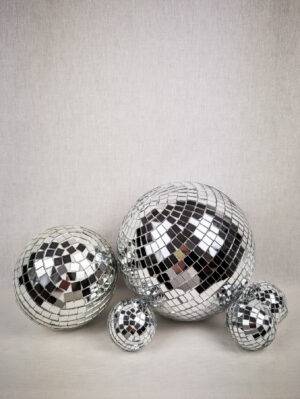 Discokugeln 5er Pack, Ø 6 cm