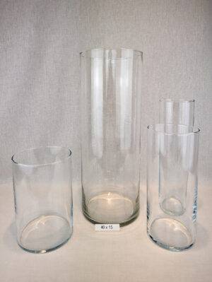 Glaszylinder, Charlotte   H 40 cm   Ø 15 cm