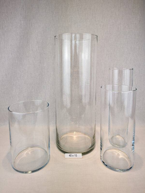 Glaszylinder, Charlotte   H 40 cm   Ø 15 cm