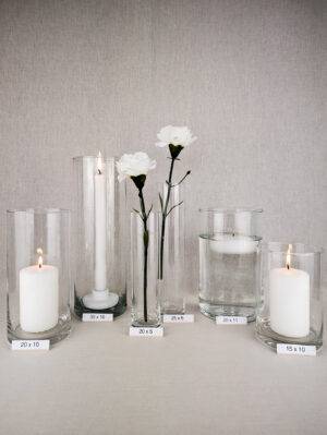 Glaszylinder, H 20 cm   Ø 11 cm