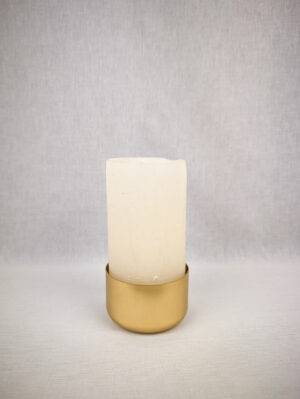 Kerzenschale, gold