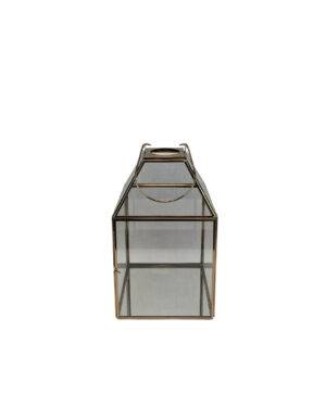 Laterne, Glas Gold