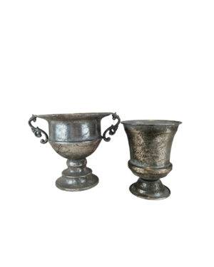 Pokalvase, silber klein