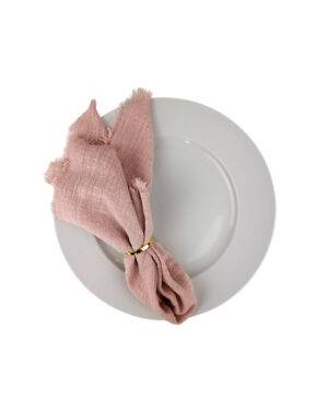 Servietten, Cotton Gauze rose