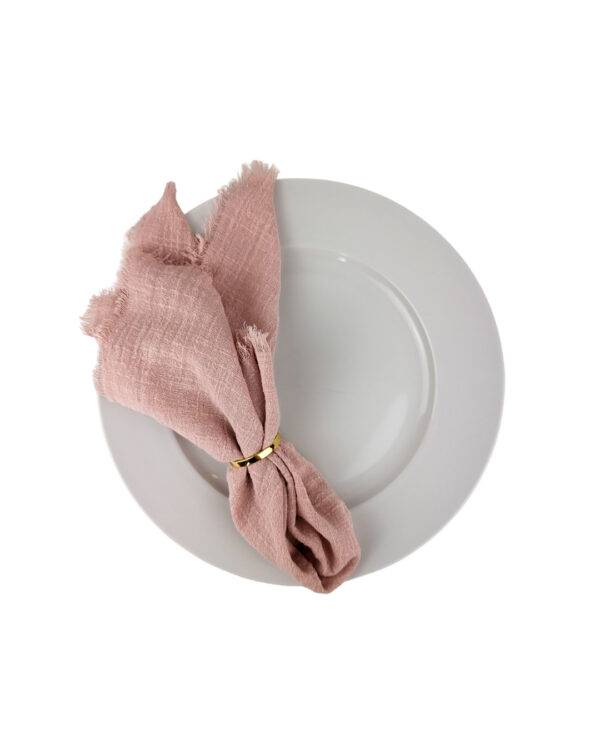 Servietten, Cotton Gauze rose
