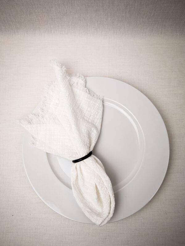 Servietten, Cotton Gauze off white