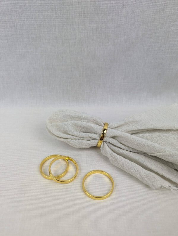Serviettenring, gold poliert