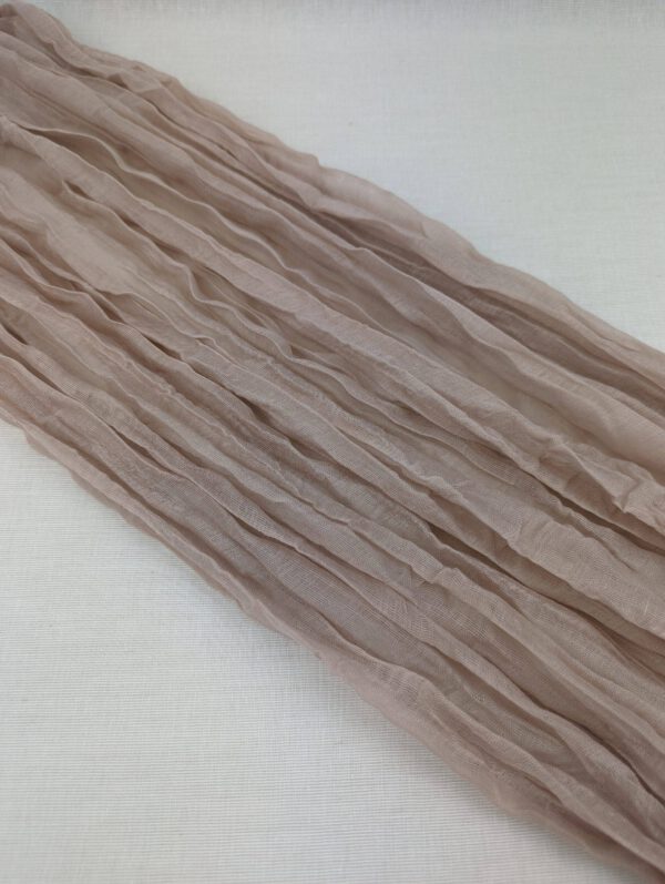 Tischläufer, Fine Art Chiffon nude 180 cm