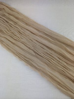 Tischläufer, Fine Art Chiffon cappuccino 240 cm