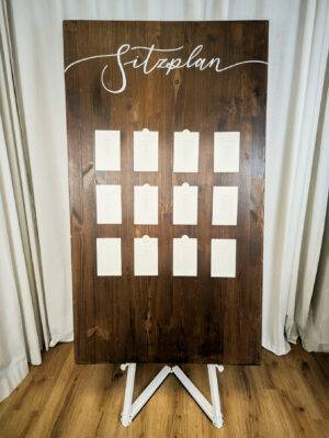 Sitzplan, Holz 80x140 cm
