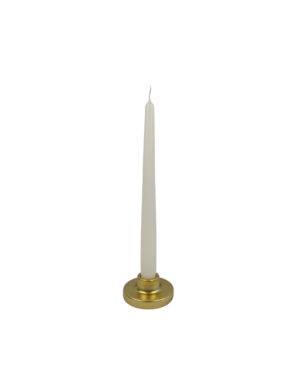 Stabkerzenhalter, Keramikteller gold