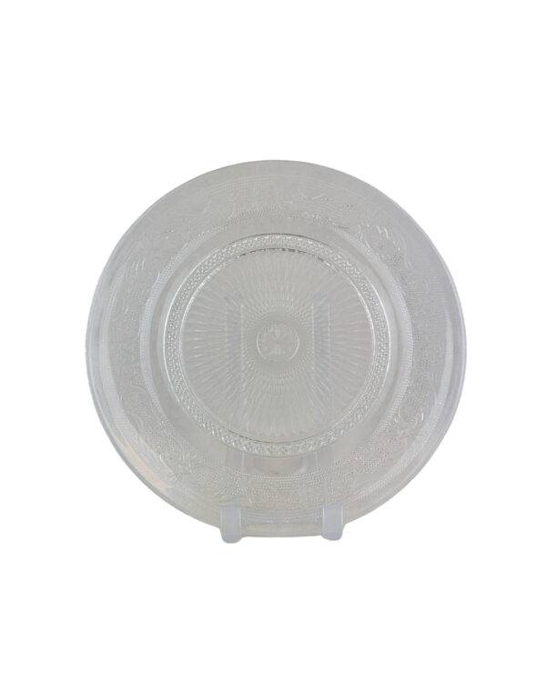 Platzteller, Glas romantisch